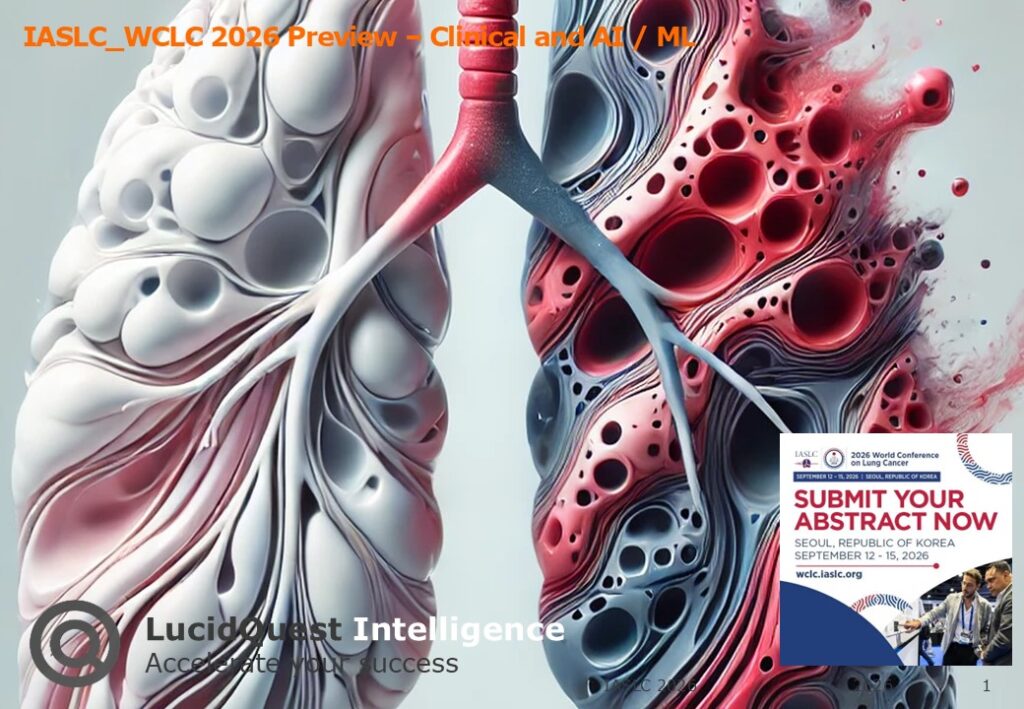 WCLC 2026 preview covering lung cancer treatment trends, antibody-drug conjugates, EGFR therapies, precision oncology and AI.